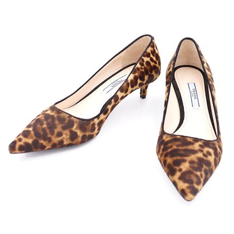 prada leopard shoes|original Prada shoes.